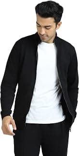 XYXX Men's Cruze Regular Fit High Neck Zip-Up Winter Jacket with Full Zipper Closure and Side Pockets