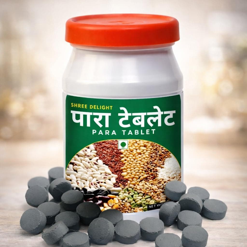 Preserve Your Rice, Grains, Pulses, Rava, Besan, Maida Naturally With Parad (Para/Mercury) Tablets - (50 Gram Bottle)(Pack Of 2)
