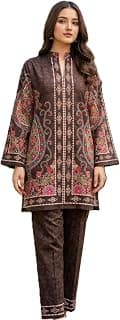 BOBUTI Elegant Turkish Poly Rayon Cord Set for Women - Brown