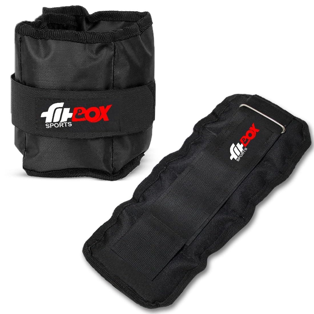 FitBox Sports Ankle Weight | Wrist Weight 1kg (0.5kg x 2) for Running, Boxing, Jogging, Cycling