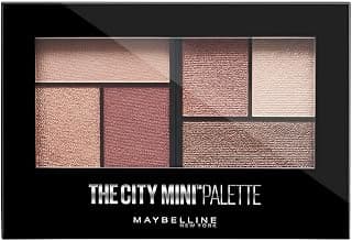 Maybelline New York The City Mini Eye Shadow Palette - 5th Avenue Sunset, 6 Highly Blendable Shades, Shimmer & Metallic Finish. The City Mini Eyeshadow Palette is Pigmented & Long-lasting