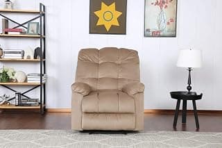 Amazon Brand - Solimo Capri 1 Seater Fabric Recliner (Mocha)