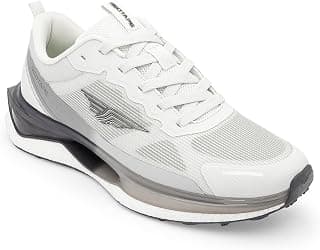 Red Tape Men's Sport Shoes White Aqua Mesh Round Toe Lace-Up
