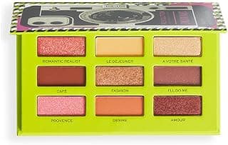 Revolution X Emily In Paris Camera Queen Eyeshadow Palette – Glamorous, City-Inspired Tones – 9 Travel-Friendly Shades