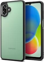 Spigen Essential Sand Crystal | Samsung Galaxy M17e 5G/F70e 5G/A07 5G Case [Transparent] [Black Bumper] Galaxy M17e 5G/F70e 5G/A07 5G Back Cover | TPU+PC - Matte Black