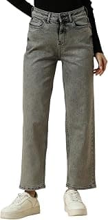 Allen Solly Women's High Rise Regular Jeans