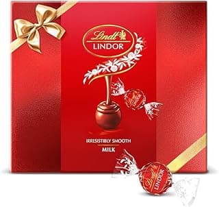 Lindt Lindor Milk Cornet Chocolate Festive Gift Pack - 75 Gram (06 Cornet Balls)