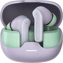 Noise Pop Buds Truly Wireless Earbuds with 50H of Playtime, Quad Mic with ENC, Instacharge(10 Min=150 Min) Bluetooth V5.3(Lilac Pop) True Wireless