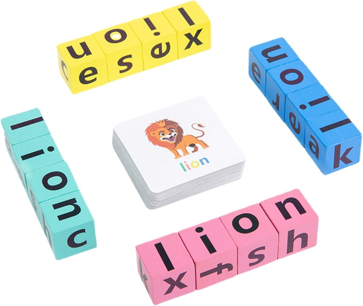 SHINETOY 3D Magic Cube Puzzle with 24 Magnets | Infinity Cube Fidget Toy Transforms into 70+ Magnetic Shape Shifting | Stress Relief Brain Teaser Best Gift for Kids & Adults (Letter Spelling Game)