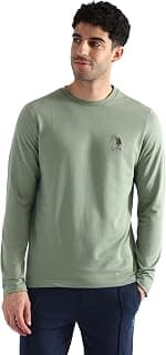 U.S. POLO ASSN. Mens OEE05 Pure Cotton Oversized Lounge T-Shirt