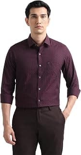 Arrow Checked Slim Fit Mens Formal Shirt - Cotton, Breathable & Comfortable, Full Sleeves Shirts for Men