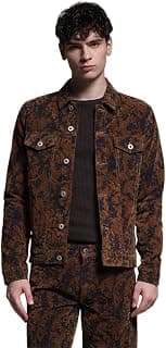 JACK & JONES Men's Cotton Blend Standard Length A-Line Coat