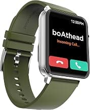 boAt Wave Call Smart Watch for Men & Women, Bluetooth Calling, 1.69" (4.2 cm) Display w/ 550 NITS, 150+ Watch Faces, Multi-Sport Modes,HR,SpO2, IP68 (Forest Green)