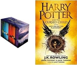 Harry Potter Books Set 1-8 : The Complete Collection + Harry Potter and The Cursed Child Book by J.K. Rowling ( Harry Potter Set Of 3 Volumes)