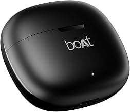 boAt Airdopes 213, 50H Battery, ENx Tech, Beast Mode, ASAP Charge, Bluetooth Earbuds, TWS Ear Buds Wireless Earphones with mic - (Shadow Black)