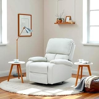 Royaloak Pearl Fabric Recliner Single Seater | Fabric | Tufting Design | High Backrest | Pocket Spring for Extra Comfort | Sturdy Footrest | Heavy-Duty Metal Support | Chair Recliner