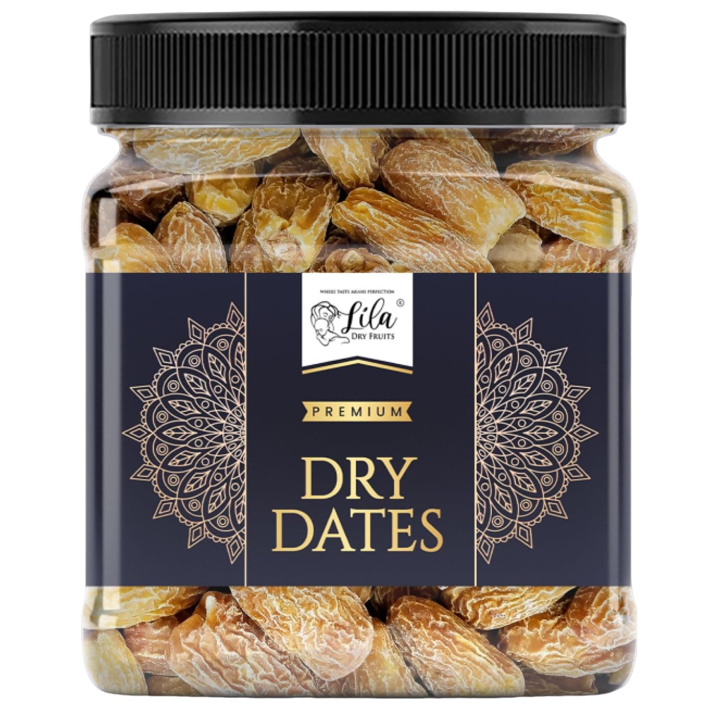 LDF Yellow Dry Dates 250 Grams – 100% Natural Khajoor | Sun-Dried, Sweet and Chewy, Ideal for Snacking, Cooking & Traditional Recipes | KhajurDry Fruits Perfect for Gifting