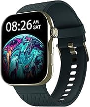 Noise ColorFit Ultra 3 Bluetooth Calling Smart Watch with Biggest 1.96" AMOLED Display, Premium Metallic Build, Functional Crown, Gesture Control with Silicon Strap (Teal Blue)
