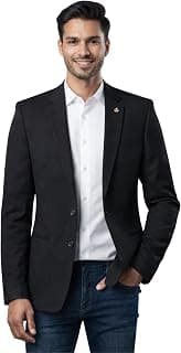 Men's Formal Casual Blazer Slim Fit | Stretchable Fabric | Lightweight Structured Office Wear Coat for Meetings, Interview, Party & Daily Use