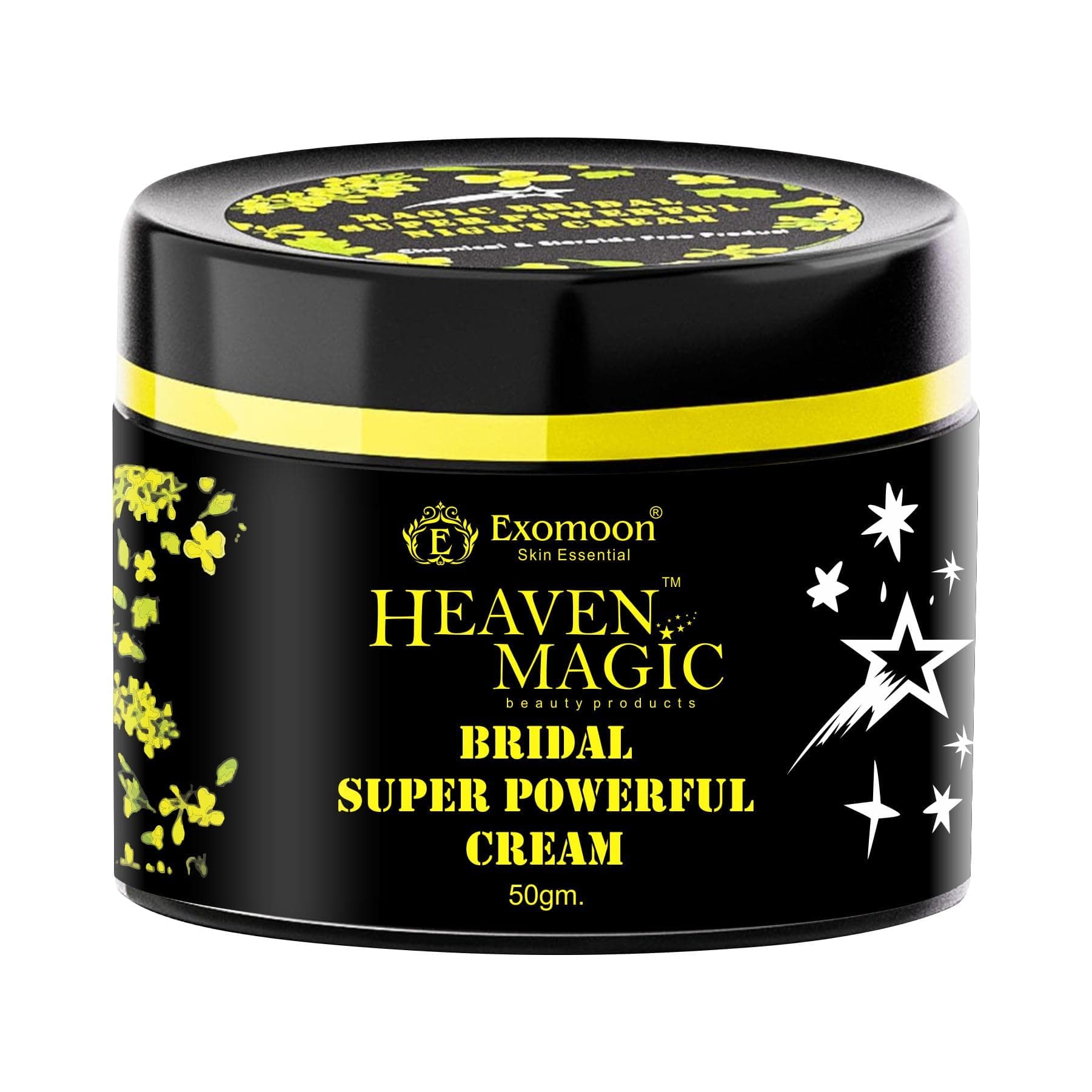 Exomoon Heaven Magic Bridal Glow Night Cream | Hydrating & Radiance-Boosting Face Cream | Smooth & Even-Looking Skin | Night Skin Care Formula | Suitable for All Skin Types | 50 g