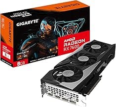 Gigabyte Gv-R76Gaming Oc-8Gd Radeon Rx 7600 Gaming Oc 8G Graphics Card, 3X Windforce Fans 8Gb 128-Bit Gddr6, Video Card - Pci_E