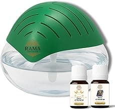 Portable 3-in-1 Air Purifier, Aroma Diffuser & Air Humidifier with 1500ml Water Tank – Electric Revitalizer with Free 50ml Essential Oil for Home, Office, Bedroom & Spa (Green)