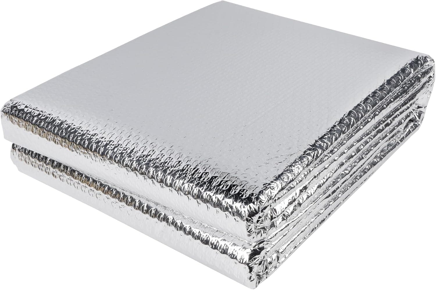 Livshine Double Reflective Aluminum Foil Heat Insulation (1.2Mtr x 3Mtr) 8MM Thick Bubble Shield, Reflective Window Insulation Radiant Barrier Roll for Windows and Roof Weatherproofing (1.2Mtr x 3Mtr)