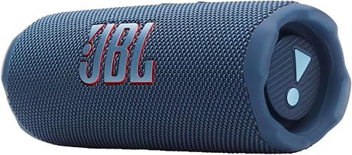 JBL Flip 7 Wireless Portable Bluetooth Speaker, 16 Hours Battery Life, IP68 Waterproof, Dust and Shockproof, JBL Pro Sound with AI Boost, Auracast Multi-Speaker Connection, Blue