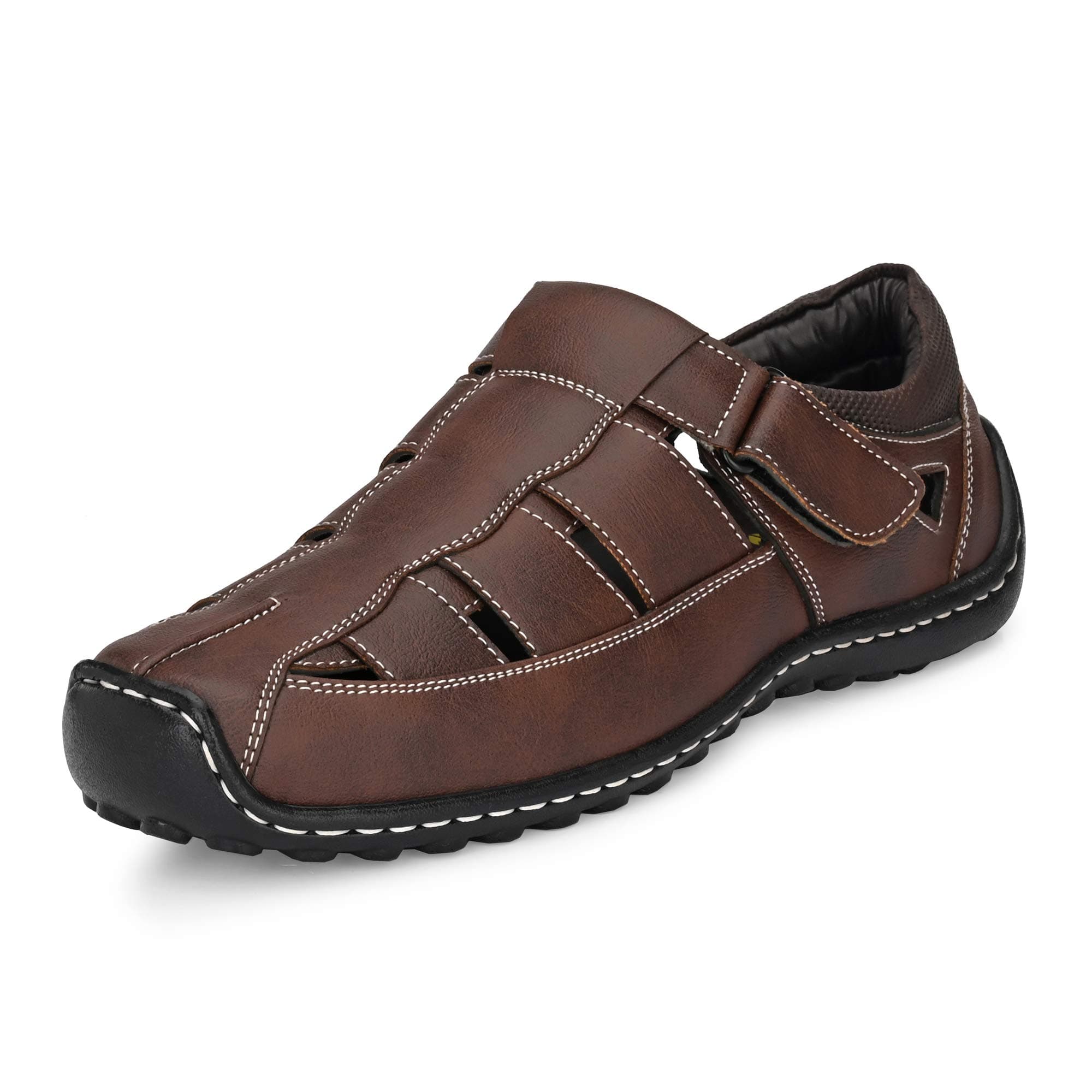Centrino Sandals for Men | Casual Fisherman Sandal for Office & Everyday Comfort | Cushioned Grip Insole for All-Day Walking Support | Lightweight & Stylish Sandal for Travel and Outdoor Wear (6113)
