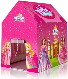 Colorfull and Light Weight Children Play Tent House for 3-10 Years Old Kids Girls and Boys Light Weight and Foldable Children Toys, Indoor and Outdoor Kid Tent House (Doll) (Princess)