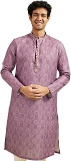 DIWAS BY MANYAVAR Men's Cotton Blend Printed Kurta (1pc)