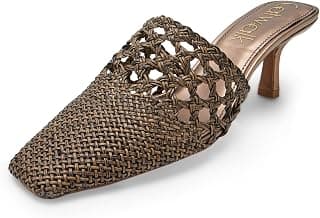 Catwalk Women's Braided Kitten Heel Mule