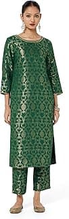 W for Woman Women's Rayon Kurta & Straight Pant (23AUWS19807-312591)