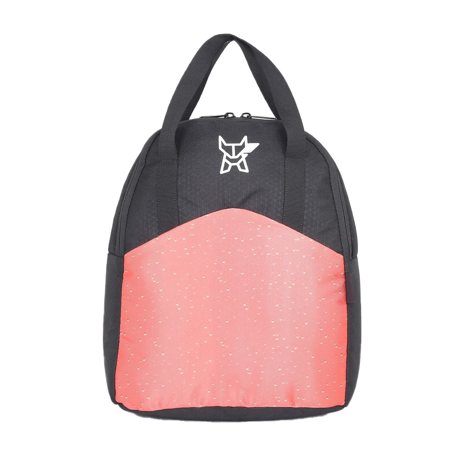 Arctic Fox Black Hexa Lunch Bag (Orange)