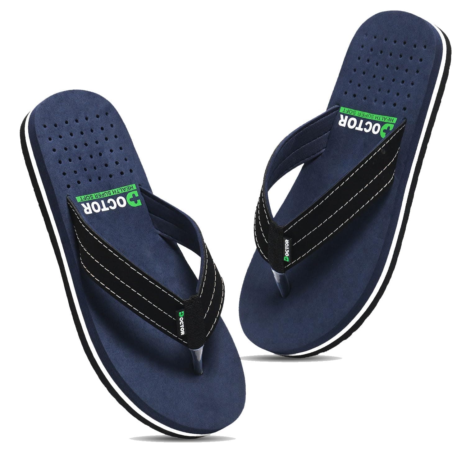 DOCTOR HEALTH SUPER SOFT Slipper For Men's || Diabetic & Comfortable || Skid Resistant Flip-Flop & Sliders for Men