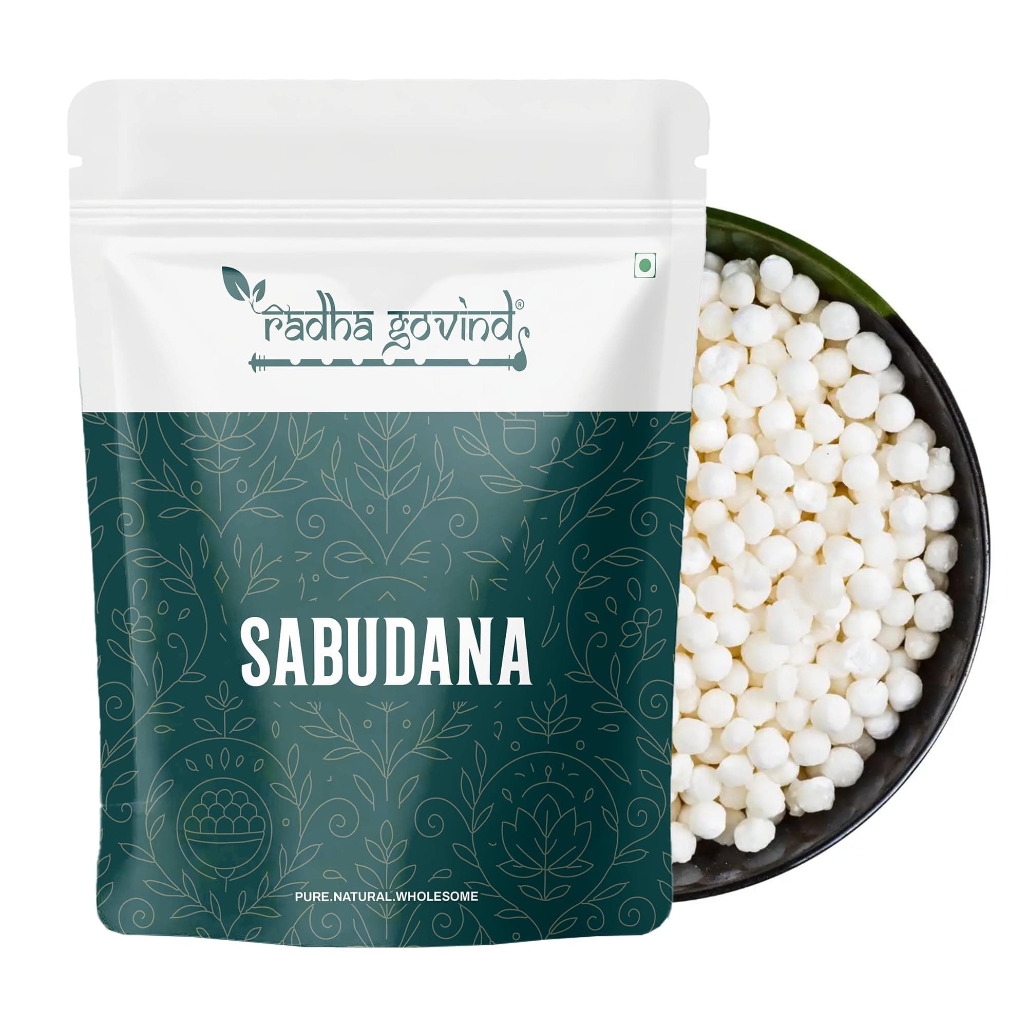 Radha Govind Organic Sabudana | Sago | Tapioca 500 Gram
