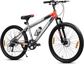 Leader Vivid Creto 29T Multispeed 7 Speed Cycle for Men with Front Suspension & Dual Disc Brakes |Gear Bicycle for Boys & Girls | Ideal for 15 + Years (Frame: 20 Inches)