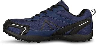 Nivia Men Marathon Running Shoe for Mens | Rubber Outsole with Breathable Mesh Upper with PVC Synthetic Leather | Die Cut N.R E.VA Sockliner | Ideal for Trail Running