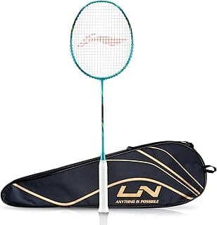 Li-Ning Axforce Tiger Unstrung Badminton Racquet for Professional Players| 32 LBS Max Tension | Head Heavy | 7mm Flexible Shaft | Carbon Fibre Frame