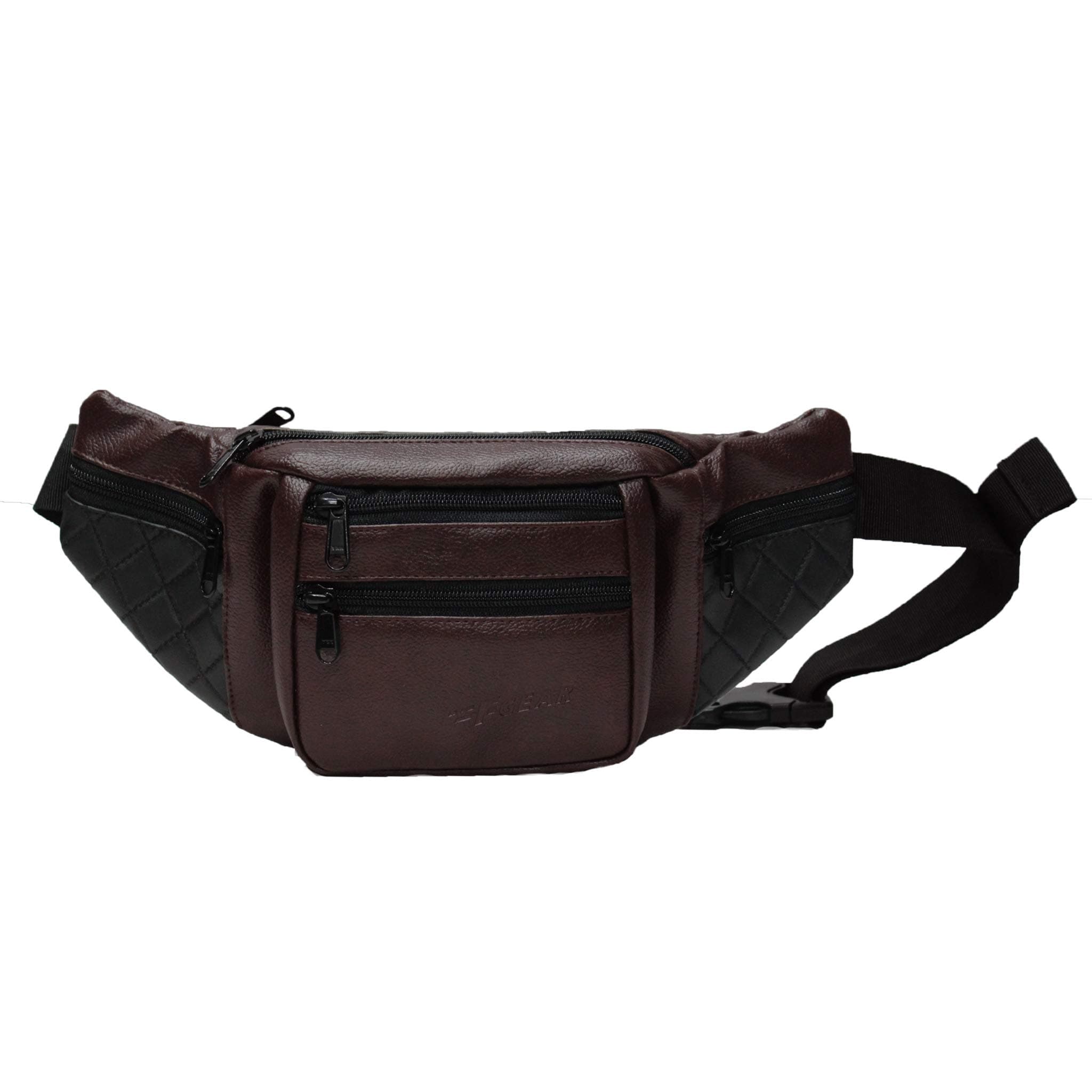 F Gear Czar Art Leather Waist Bag (Brown)