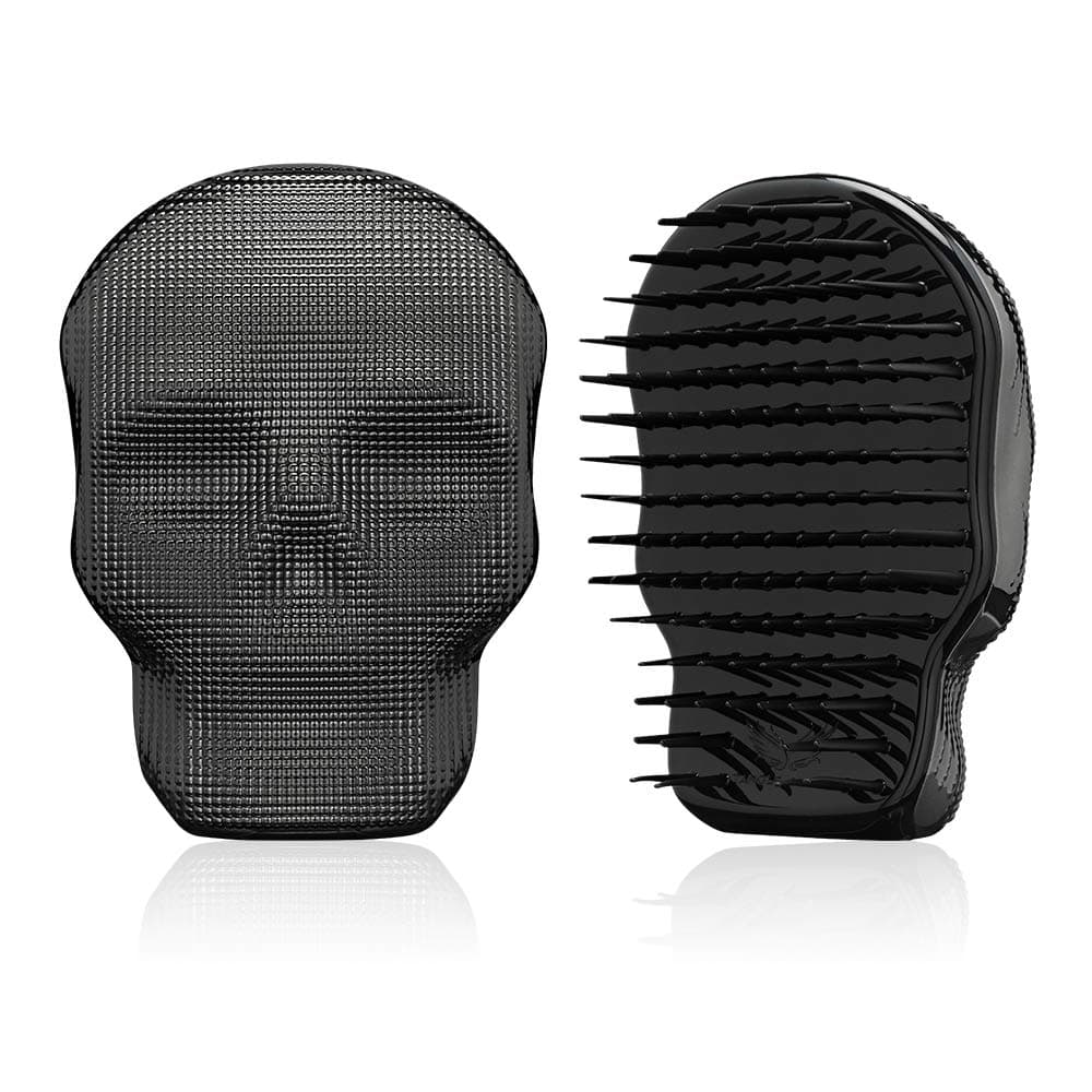 Tangle Angel Rebel Detangling Brush, Black Skull