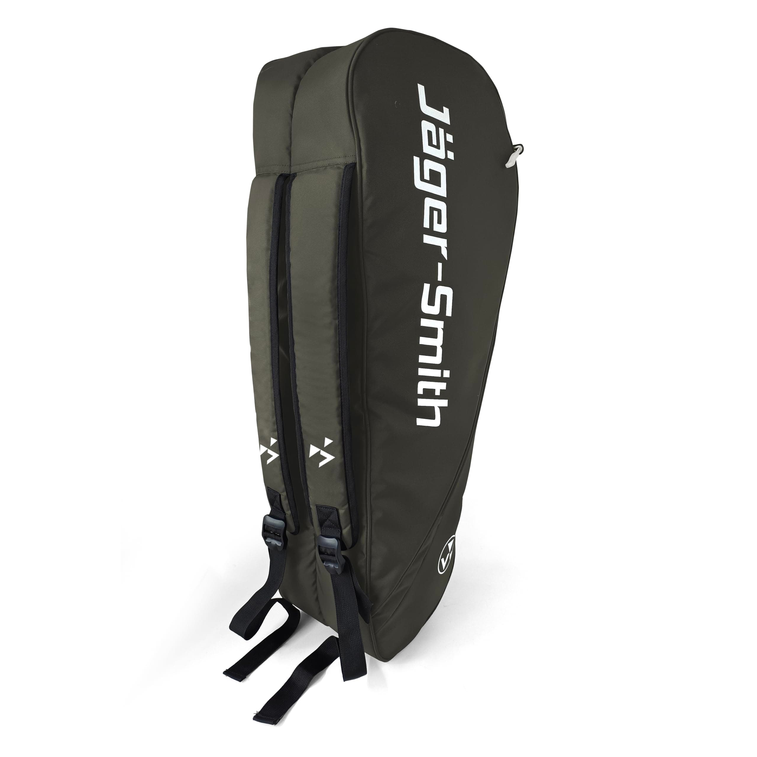 Jager-Smith Polyester Glaze Military Green (Two Compartment) I Soft Padded Straps | Spill Proof | Durable Badminton Sports Bag