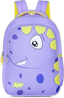 Skybags Dino 01 School Backpack Purple