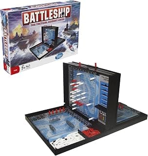 Hasbro Gaming Battleship Board Game - Classic Strategy Game for Kids Ages 7 and Up, 2 Players & 5 Alive Card Game, Fast-Paced, Easy to Learn, Fun Family Game for Ages 8 and Up