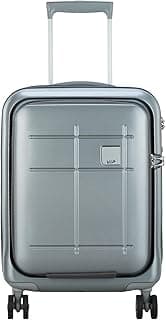 VIP Zorro Strolly 55Cm 360° SMS|Trolley Bag, Speed_Wheel Suitcase for Travel, 8 Wheel Luggage for Men and Women, Polycarbonate Hard Side Cabin and Check in Bag (Silver, Small)