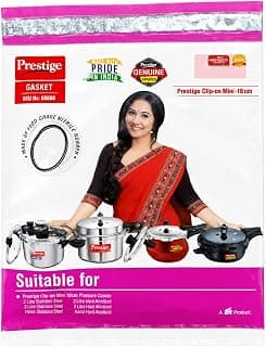 REPLACEMENT PRESSURE COOKER GASKET OF 2/3 LITER SUITABLE FOR PRESTIGE CLIP ON MINI - 18 CM