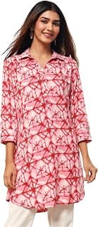 BIBA Women Printed Straight Short Kurta