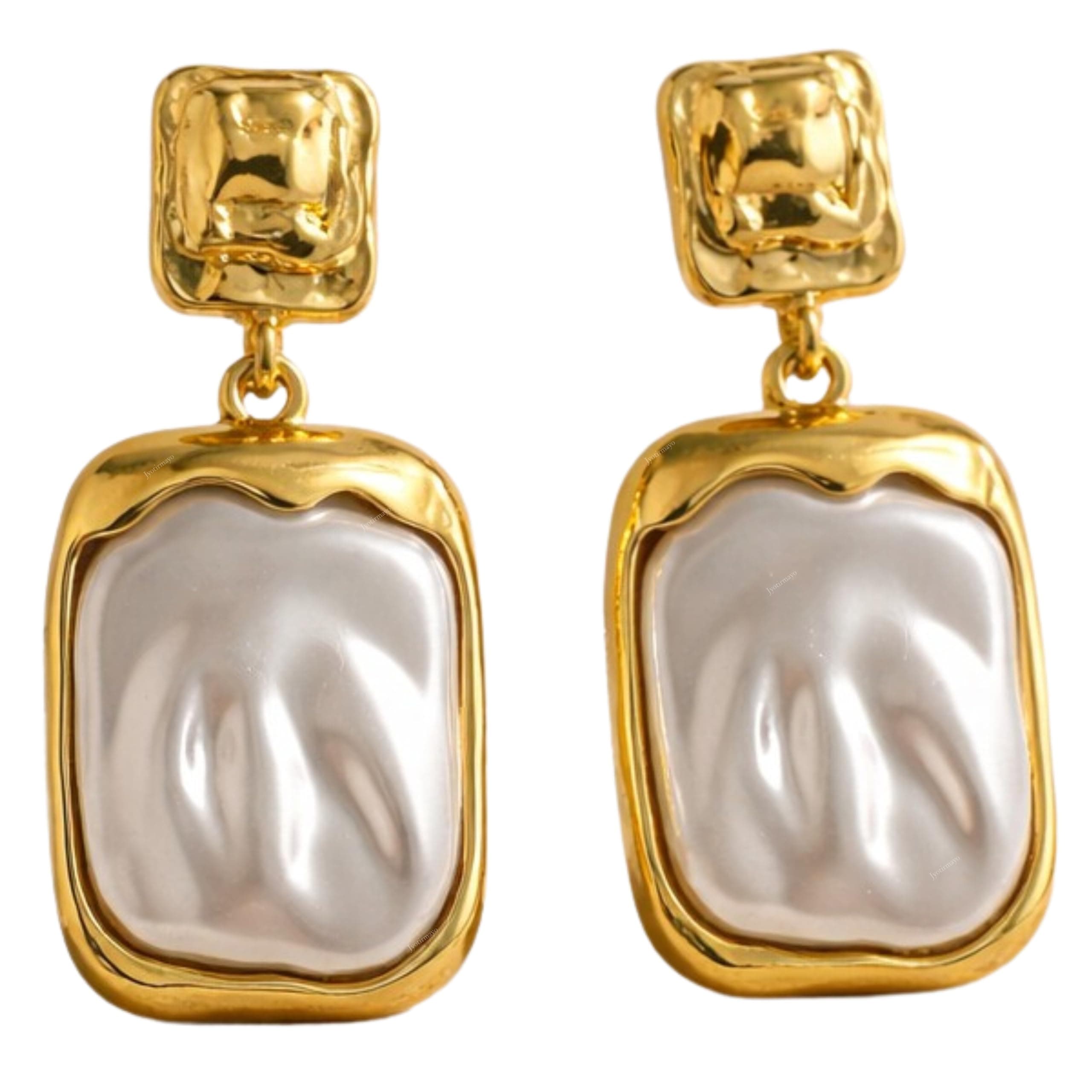 JYOTIRMAYO Gold Plated for Women | Traditional & Stylish Earrings | Elegant Ethnic Design | Suitable for Bridal, Wedding | Fashion for Girls & Women