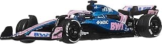 Hot Wheels 1:64 Scale Premium Race Team Alpine - Driver 1 Die-Cast Formula 1® Collectible Toy Race Car with Real Riders Tires & Metal/Metal Body & Chassis