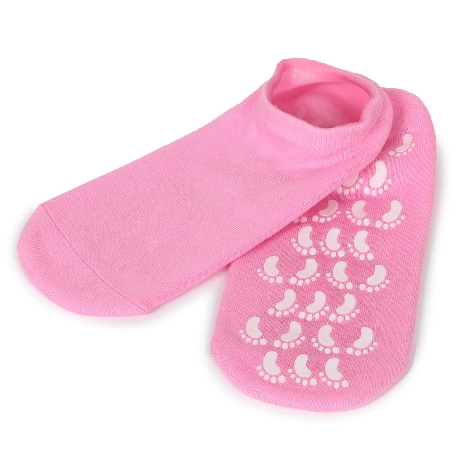 Purastep Silicone Gel Spa Socks for Women & Men – Moisturizing Heel Socks for Dry, Cracked Feet with Natural Oils & Vitamin E – Reusable Foot Care Sock for Heel Repair & Hydration – 1 Pair